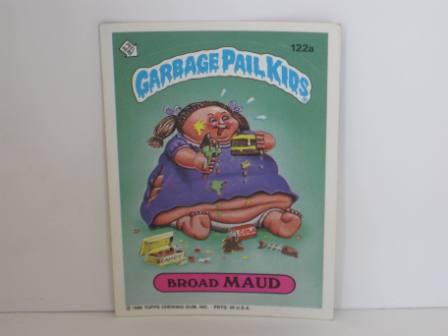 122a Broad MAUD [Copyright] 1986 Topps Garbage Pail Kids Card